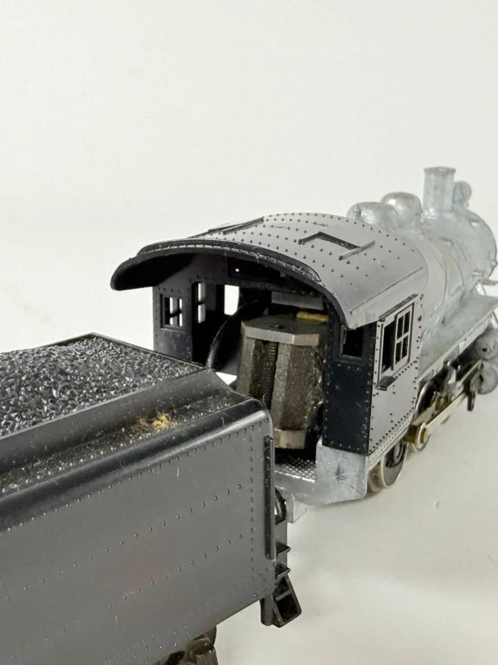 Vintage Mantua HO Scale Train Locomotive & Tender Diecast Black/Silver